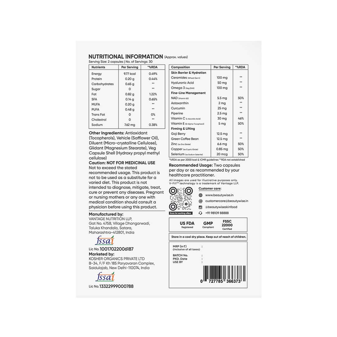 Vanity Wagon | Buy Beautywise Dual Action Skin Resilience Capsules
