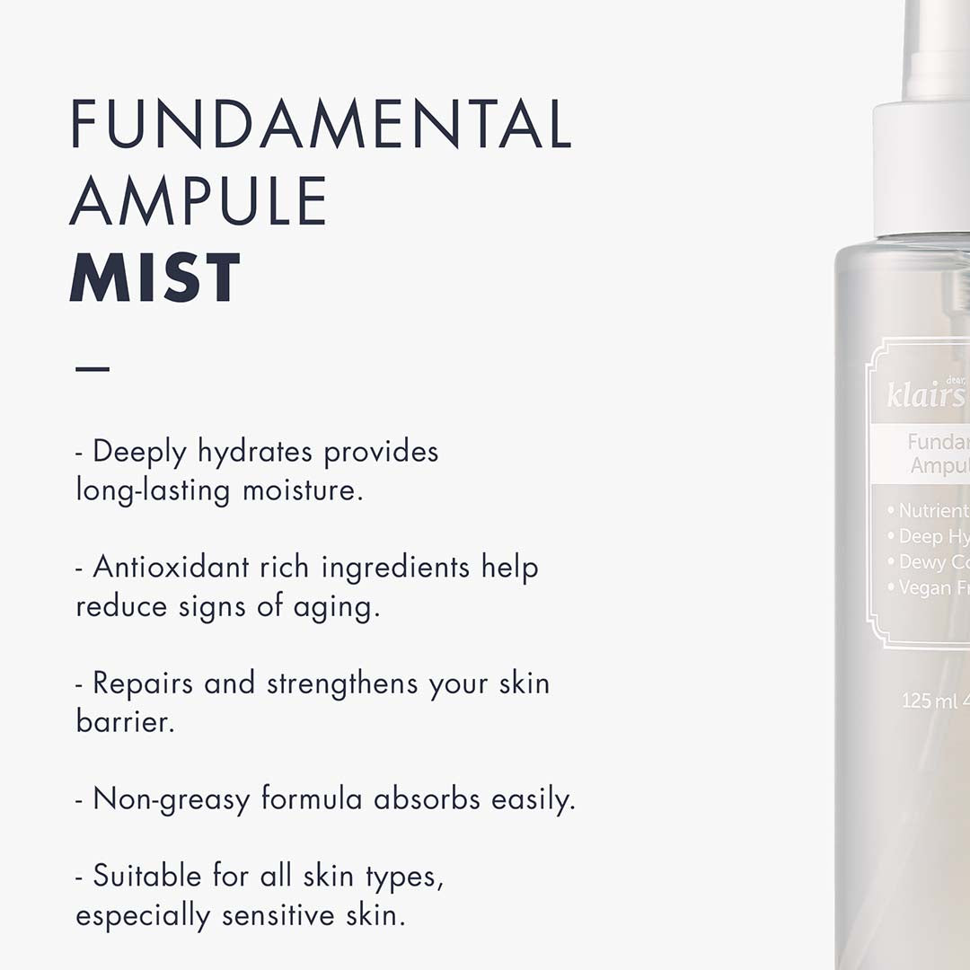 Vanity Wagon | Buy Dear, Klairs Fundamental Ampule Mist