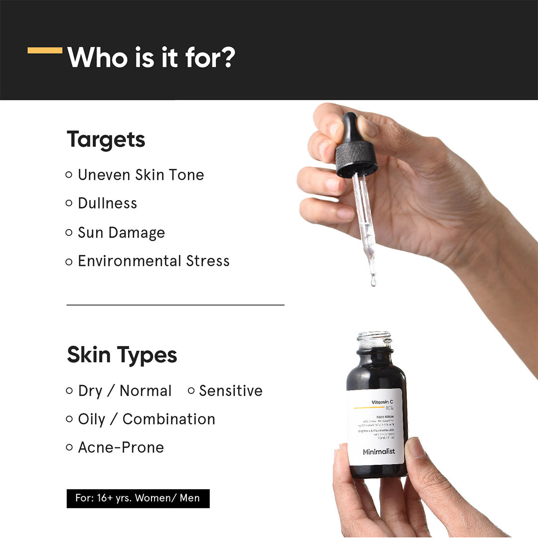 Vanity Wagon | Buy Minimalist 10% Vitamin C Face Serum with Centella