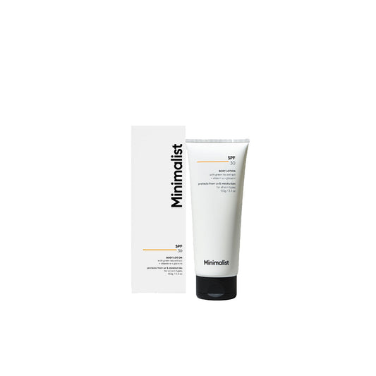 Vanity Wagon | Buy Minimalist SPF 30 Body Lotion with Vitamin E, Gylcerin & Green Tea Extract
