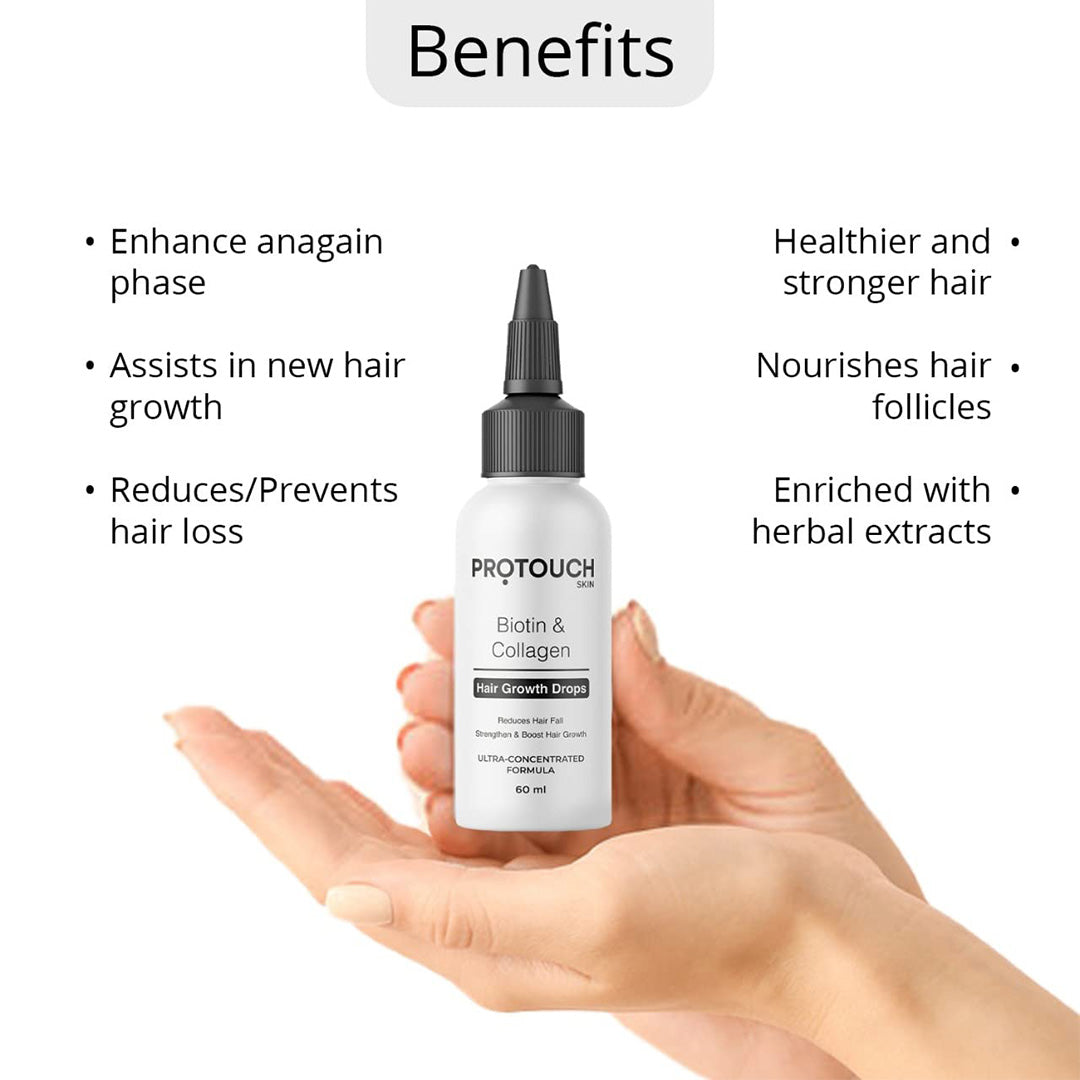 Vanity Wagon | Buy Protouch Biotin & Collagen Hair Growth Drops