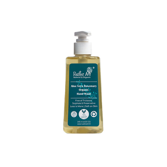 Vanity Wagon | Buy Rustic Art Aloe Vera Rosemary Organic Hand Wash